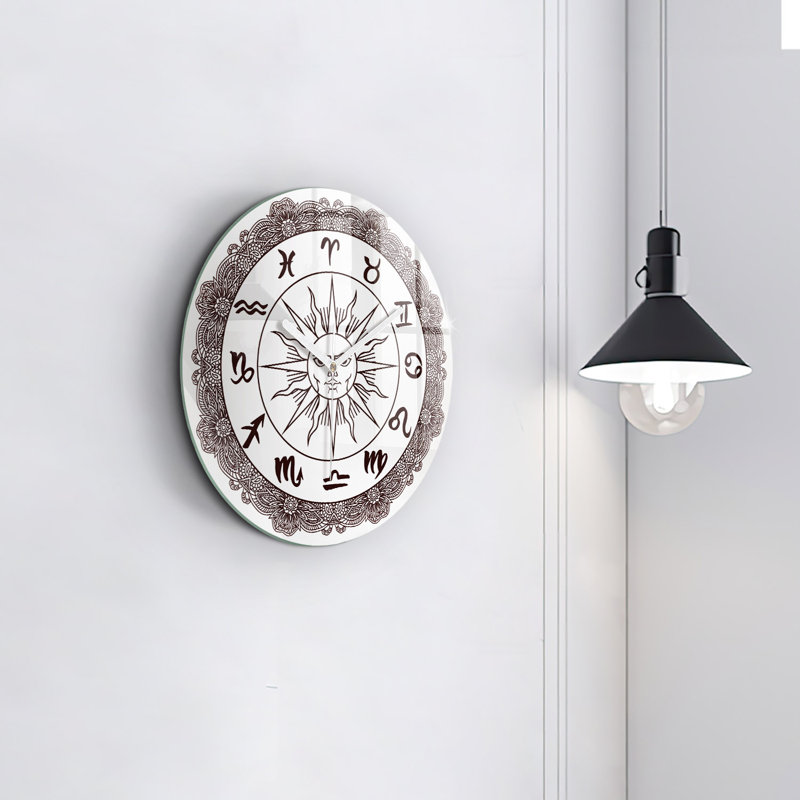 Glass Wall Clock