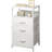 Bedside Table With 3 Fabric Drawers, Side Table With Open Shelf, End Table With Steel Frame,3 Drawer Dresser For Bedroom, Entryway, College Dorm, Easy Assembly,-66463284