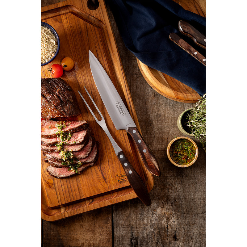 Tramontina BBQ Churrasco Stainless Steel Carving Fork