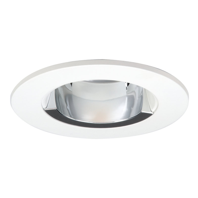 4'' White Reflector Recessed Trim