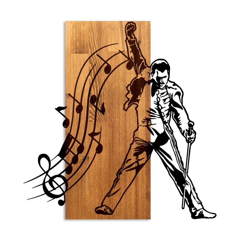 Handmade Wall Decor on Solid Wood