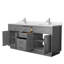 Meuble-lavabo double autoportant de 72 po avec plateau Beckett TK-98262581-98262582-98262589
