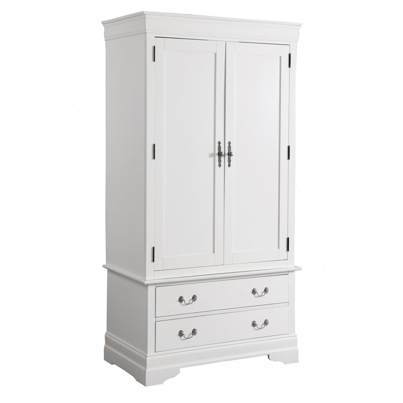 Armoire Louis Phillipe G3190-A, blanc, Blanc