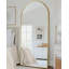 Miroir surdimensionné arqué en métal surdimensionné-570231696-570093163