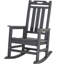 Chaise Adirondack à bascule moderne en plastique (ensemble de 2)-373663247