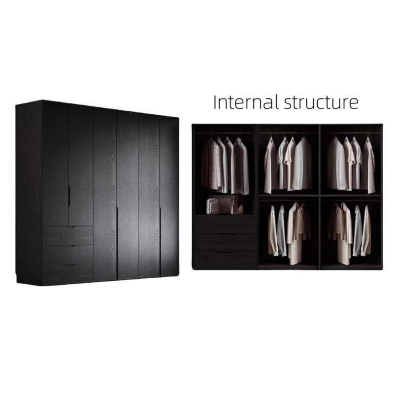 Armoire moderne et simple noire