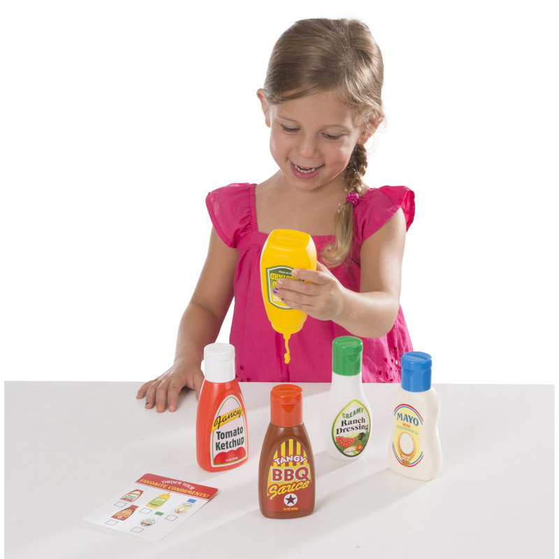 5 Piece Favorite Condiments Play Food Set