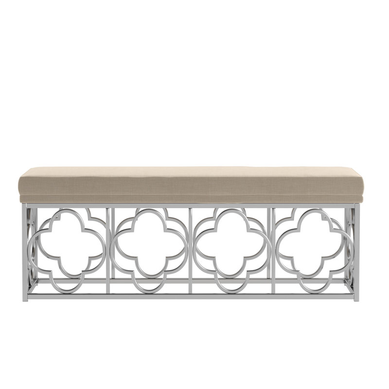 Banc rembourré Hayes, Beige
