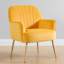 Fauteuil d'appoint en velours-137960558-137960560