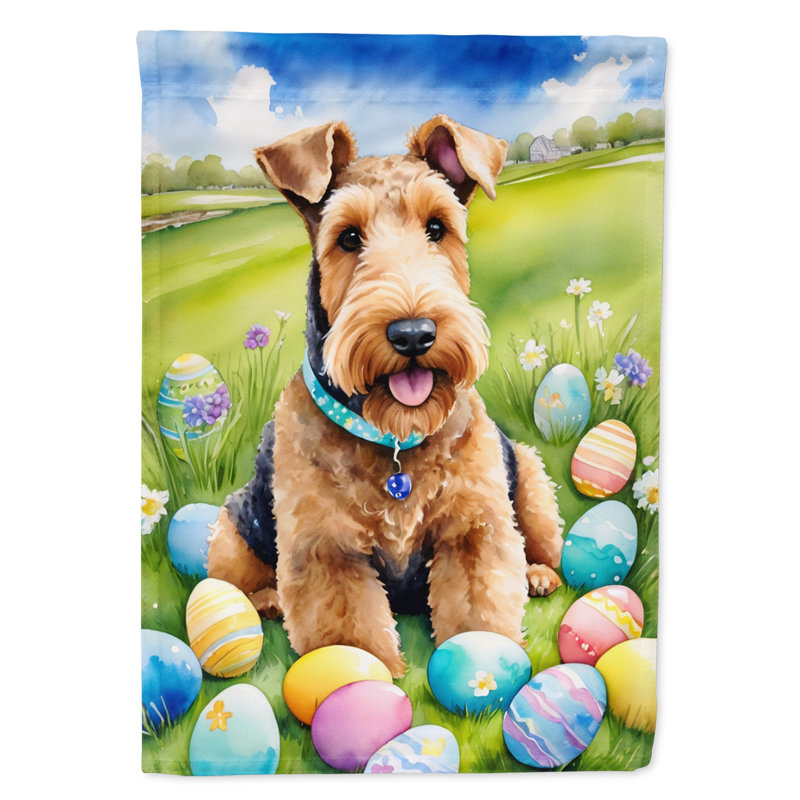 Easter Egg Hunt Double Sided 40'' H x 28'' W Polyester Easter House Flag