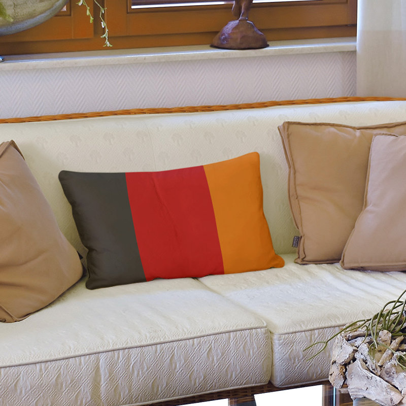 Housse de coussin lombaire Atlanta, Tampa Bay, Rose / Gris / Doré