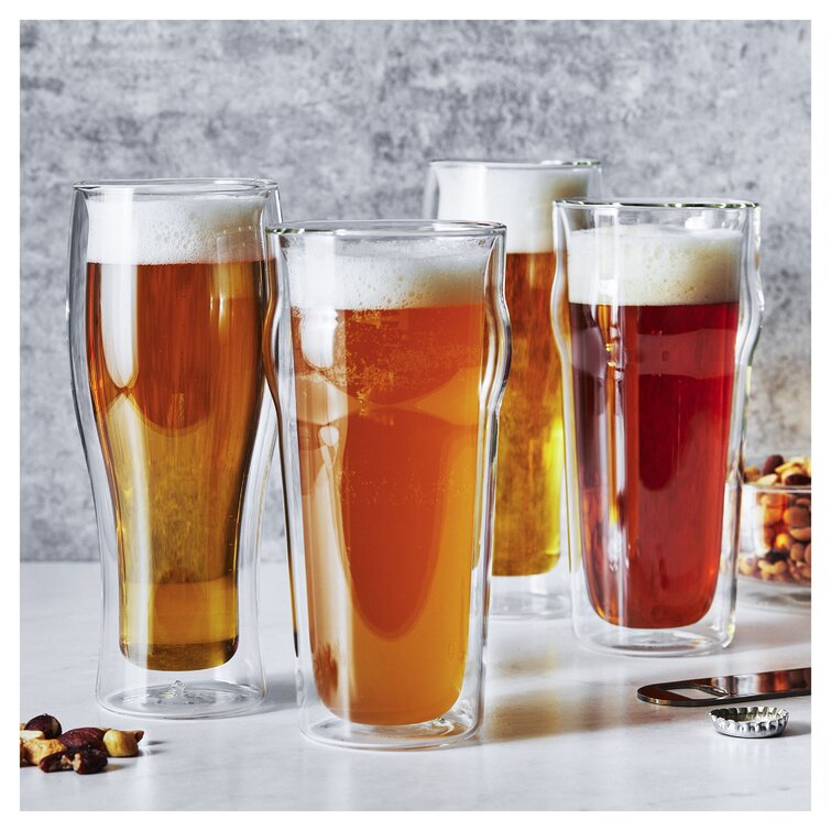 J.A. Henckels 11.8oz Double Wall Glass set, 6-piece