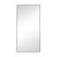 Wooden wall mirror with slim, minimalist frame-413346712-413346694
