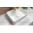 24'' L x 16'' W Rectangular White Ceramic Vessel Bathroom Sink