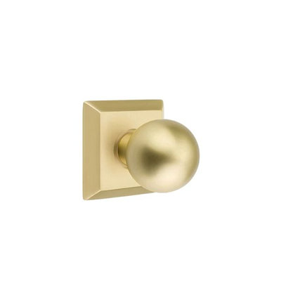 Emtek Passage Interior Mortise Set w/ Quincy Rosette & Orb Knob (LH)