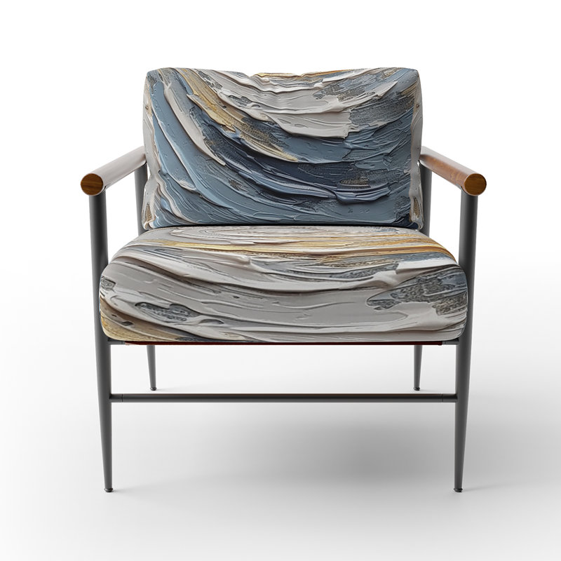 Fauteuil d'appoint Darleene, Noir, noir, noir, noir