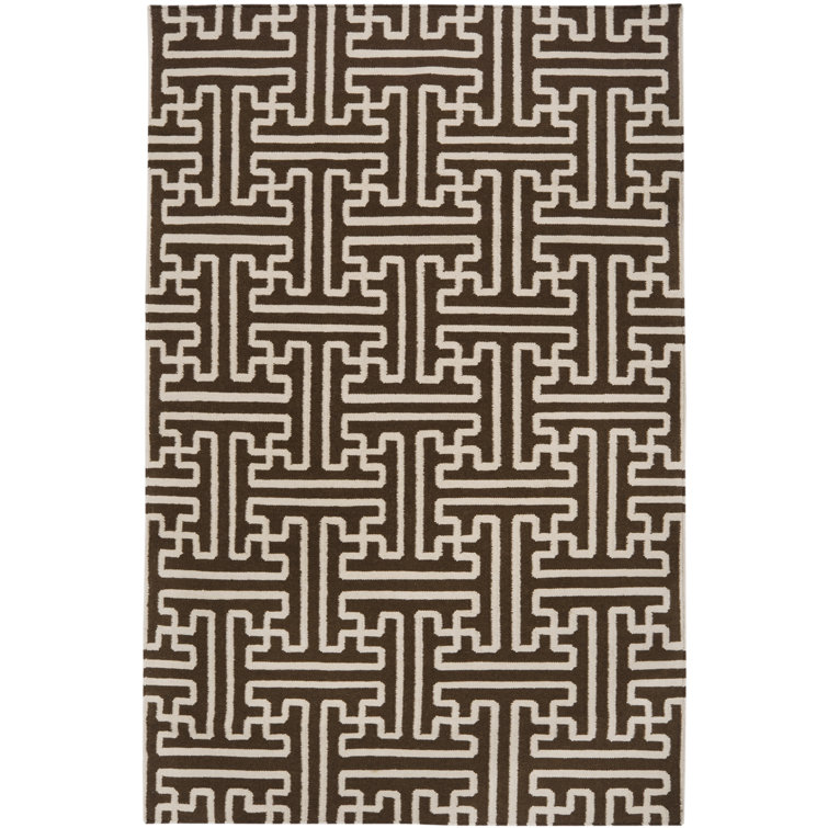 Archive Flatweave Wool Geometric Indoor Rug