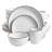 Gibson Home Rockaway Round Stoneware Dinnerware-1132135581