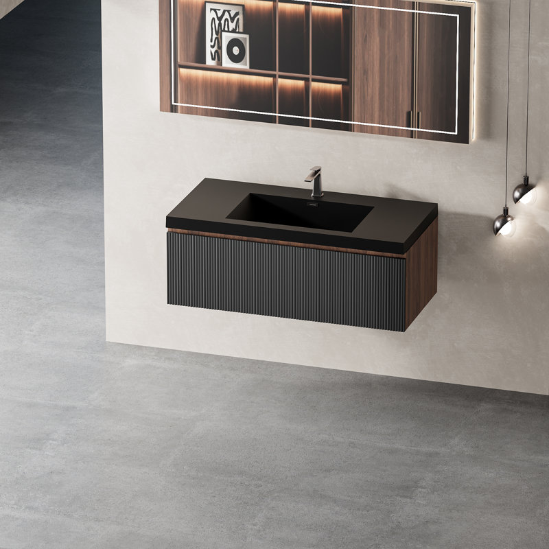 Ensemble de meuble-lavabo mural 36 po avec lavabo 36 po, 36"