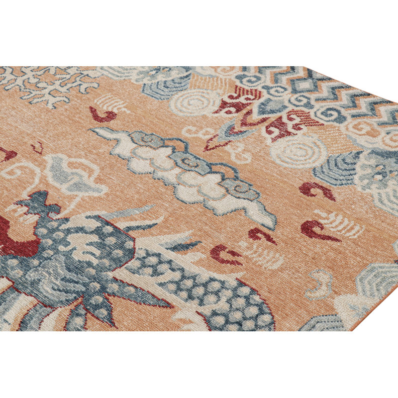 Distressed Homage Animal Print Area Rug, Runner 3' x 10'