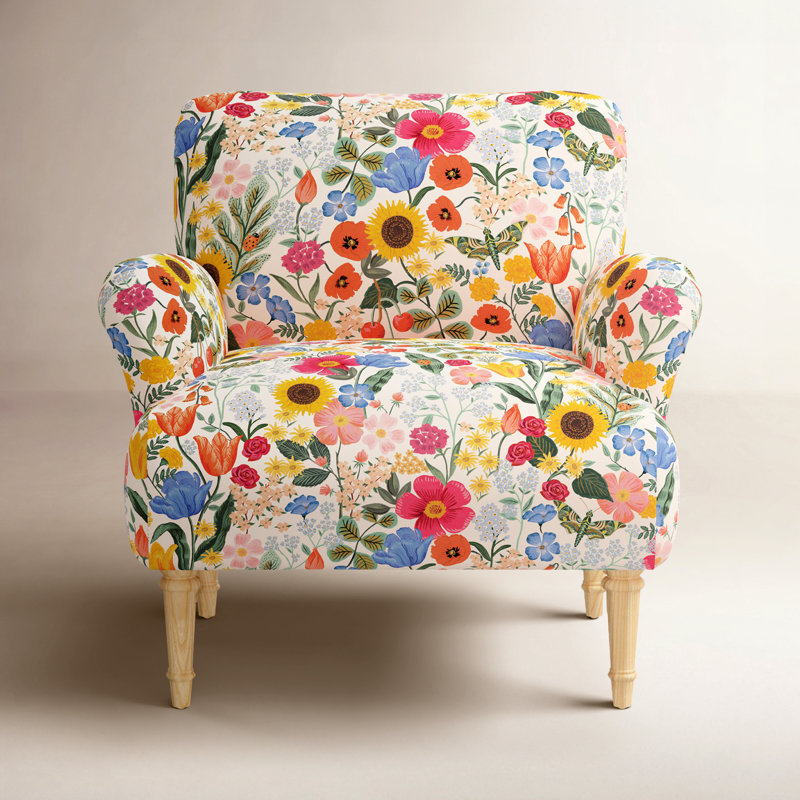 Bristol Armchair, Rpc Blossom Blush Linen