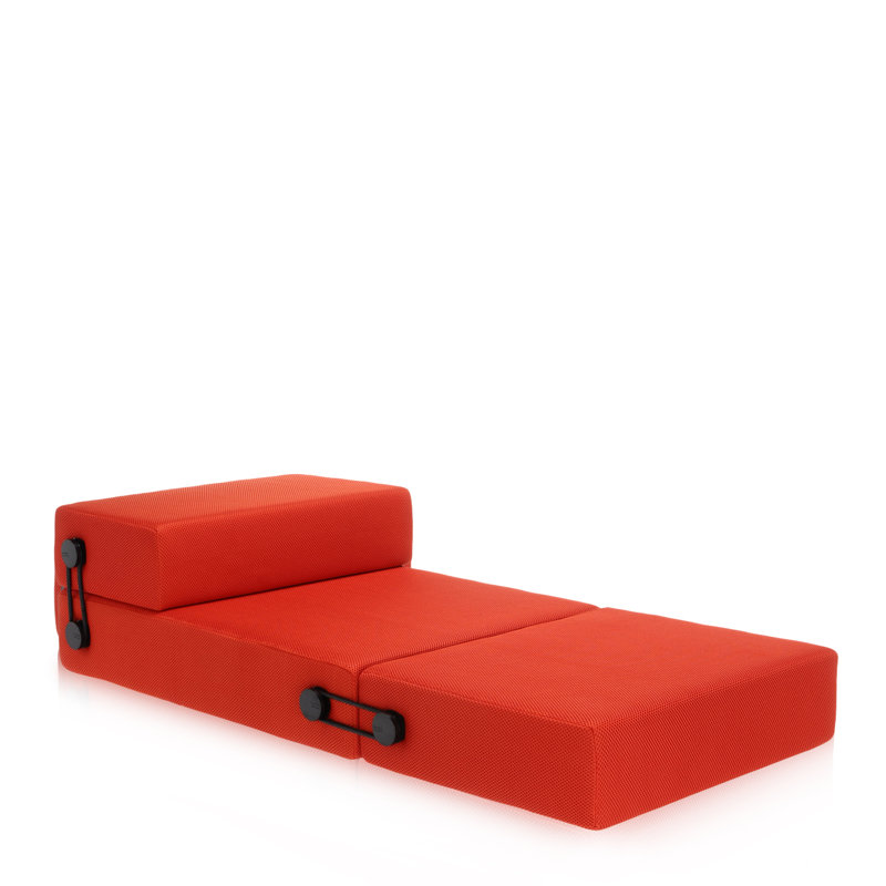 Trix Upholstered Accent Chair, Orange