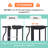 29.5-48.4" Walk-Thru Safety Gate with Adjustable Cat Door-94230774