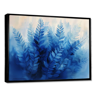 Ijanay Gold Ferns Gentle Breeze - fougères, art mural