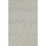 Chevron Handmade Tufted Wool Beige Area Rug