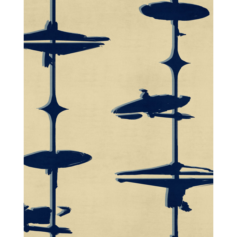 JAZZ LIVE Wallpaper Roll, Blue