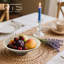 Bol à fruits décoratif pour comptoir de cuisine, bol à piédestal en résine moderne pour la décoration intérieure, bol à clés élégant pour table d'entrée, bol décoratif pour décoration de table basse, pierre artificielle