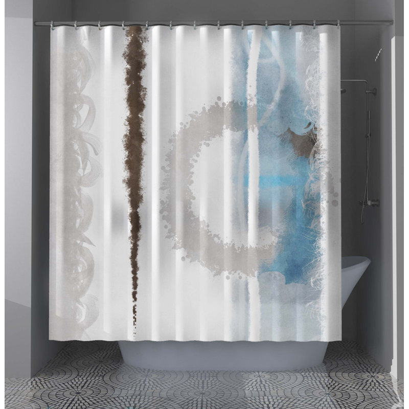 Rideau de douche abstrait Johnai