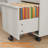 3 Drawer Rolling File Cabinet, Under Desk Wood Storage Cabinet with Printer Stand, 2 Lockable Casters, for Home Office-129849923