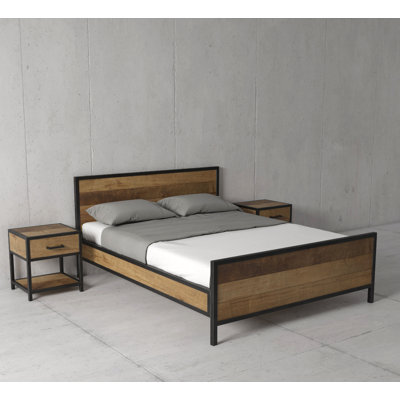 Jamani Solid Wood Standard Bed