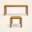 Table de salle à manger de style campagnard moderne 71 pouces NTC Block-1555098434-1560700833