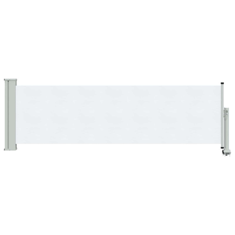 Vidaxl Retractable Side Awning Outdoor Privacy Screen Blind Sunshade Shelter, 300cm W x 60cm D, White