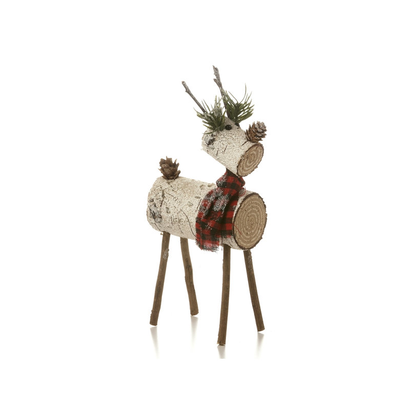 Figurine à bûches debout Finlayson, H 6 po x l 12 po x P 2 po