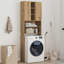 Awaah Solid Wood Linen Cabinet-901046750