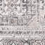Tapis oriental gris en polypropylène et polyester Saxton-1328748181