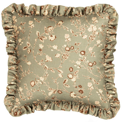 Winding Ivy Moss Throw Pillow