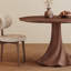 Table ronde brune foncée de forme intéressante-303981125-303981115