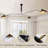 Ibraheim 3 - Light Dimmable Sputnik Modern Linear Chandelier