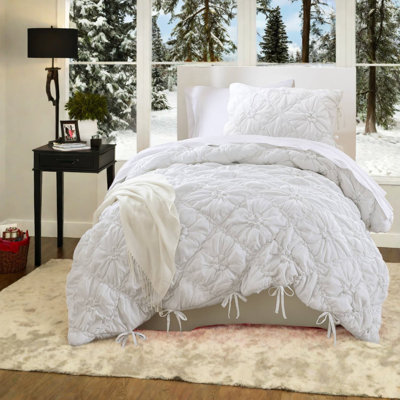 Ensembles de literie en microfibre confortables, motif floral chic pour la maison