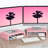Wooden 2 Tier Adjustable Monitor Stand, Dual Monitor Riser, 2 Pack Pink