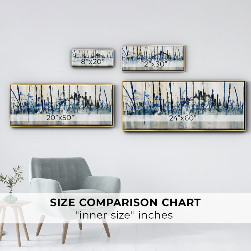Marshes Edge - Toile encadrée, H 8 po x l 20 po