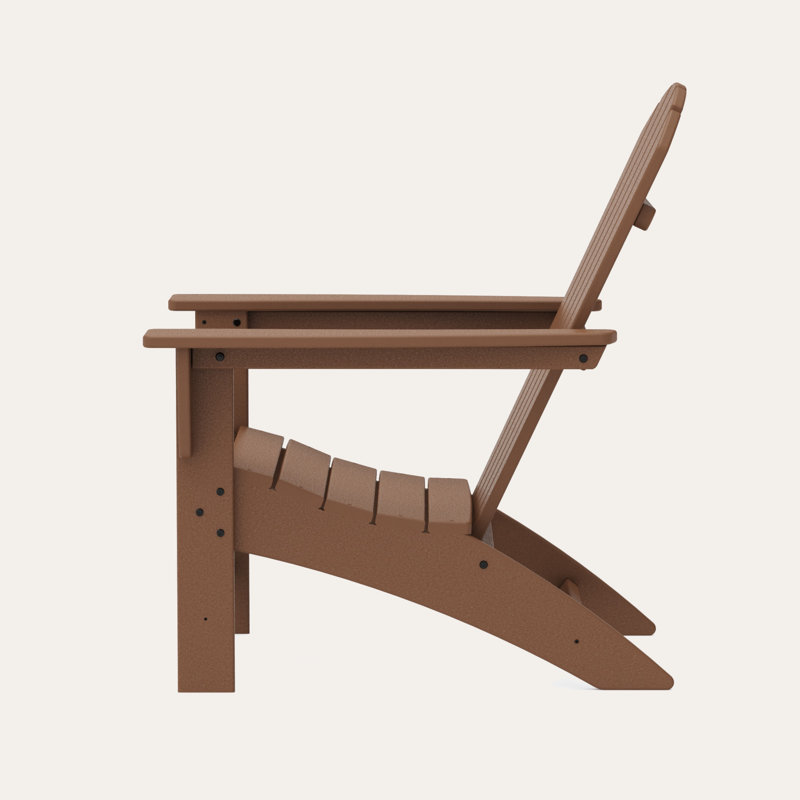 Chaise Adirondack POLYWOOD Nautical, Teck