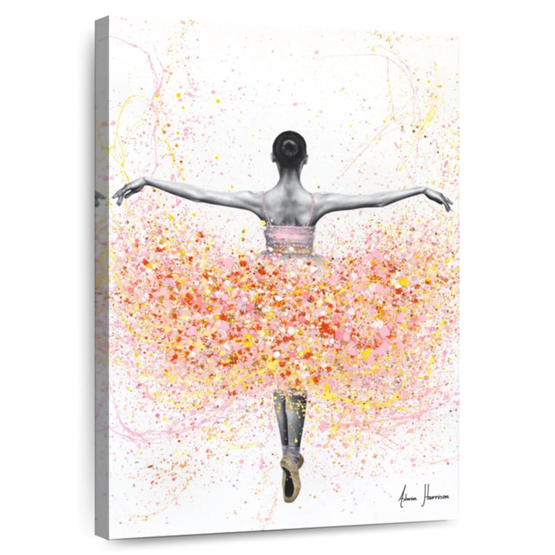 Enn Floral Dancer, 45" H x 30" W