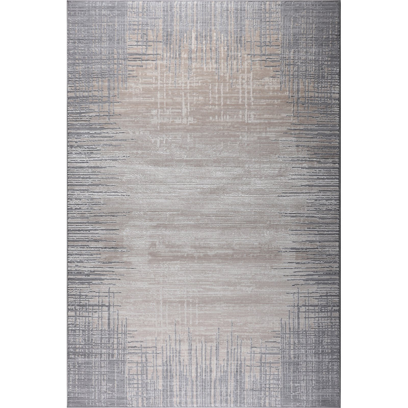 MDA Rugs Erica Collection Modern Abstract Area Rug, Rectangle 5'2" x 7'5"
