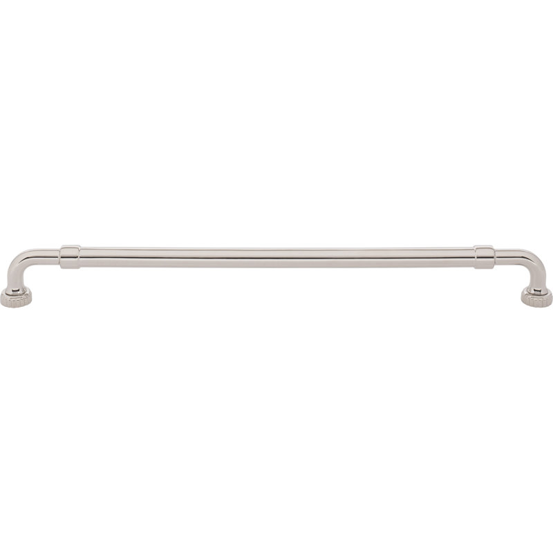 Holden Bar Pull, Polished Nickel, 12" Center To Center