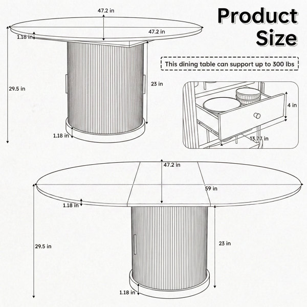 Dimensions du produit